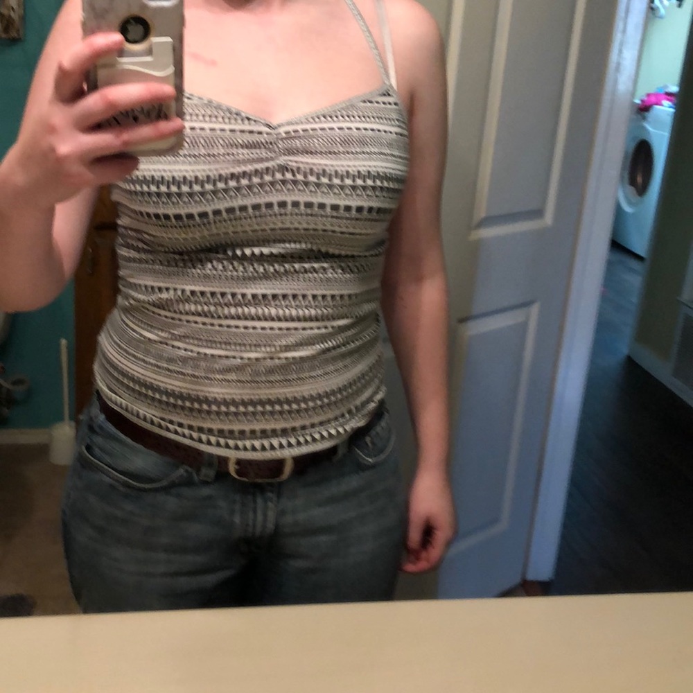 Love cop top with tank top